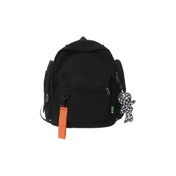 Wolfhorse Nylon Backpack Unisex Black/White/Blue