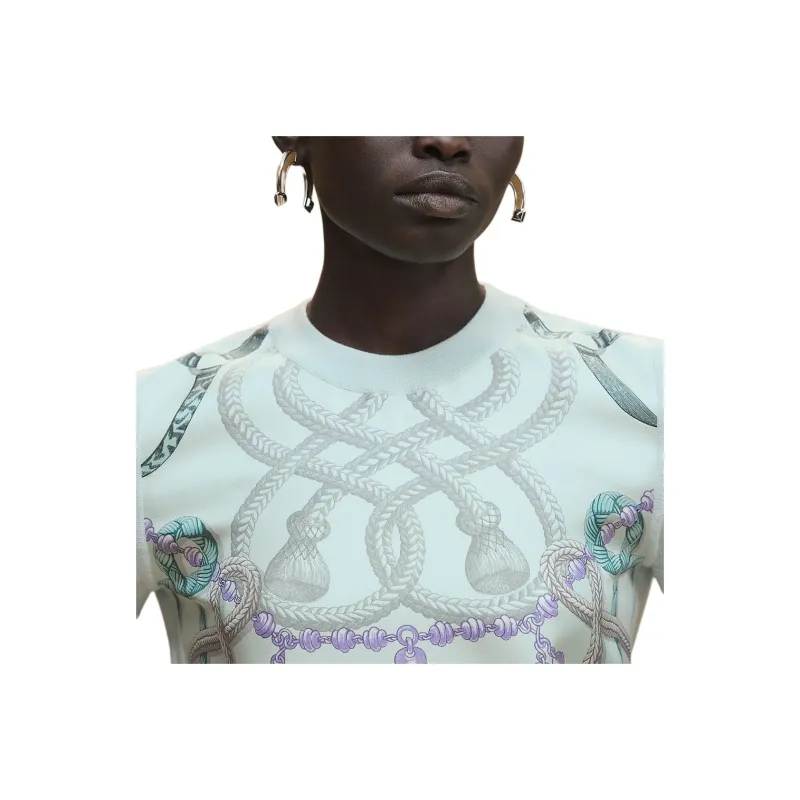 HERMES FW25 Cashmere Sweater Women's White-3