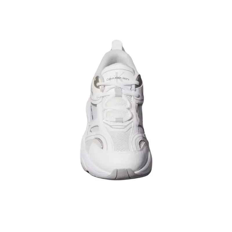 CKJ CALVIN KLEIN JEANS Low Top Casual Shoes Women's White-4