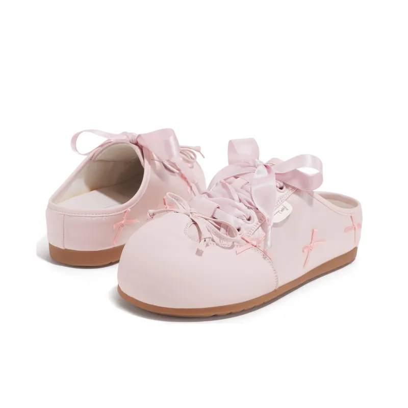 TTKJ Quick Dry Closed Toe Slippers Women's Cream Pink-1