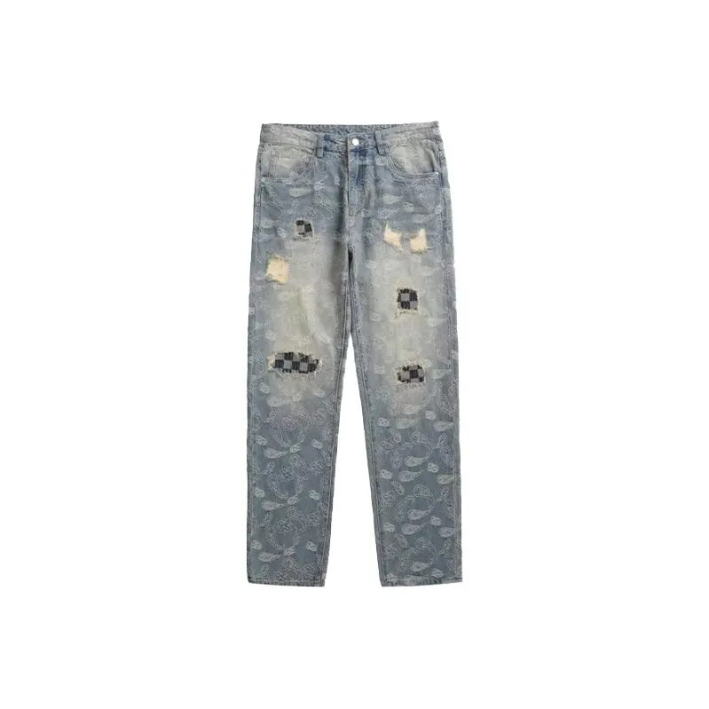 PAINT STAIN Jeans Unisex Blue-0