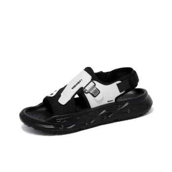 BAKE Beach Sandals Men Gray/White