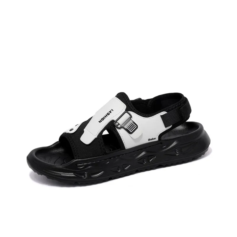 BAKE Beach Sandals Men Gray/White-0
