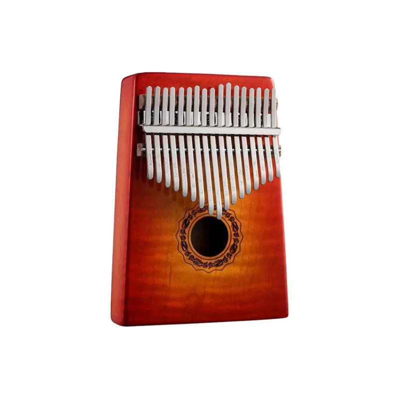 Hluru Huashu. Totem Kalimba 17 Tone, Walnut Wood Material, Box Style Thumb Piano-1
