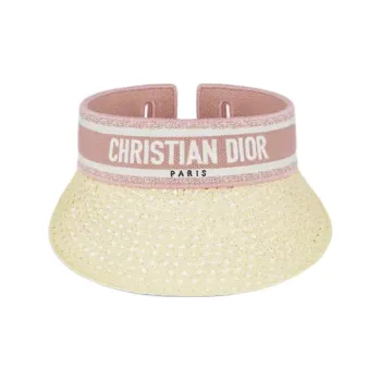 DIOR Nylon Sun Protection Hats Women's Pink