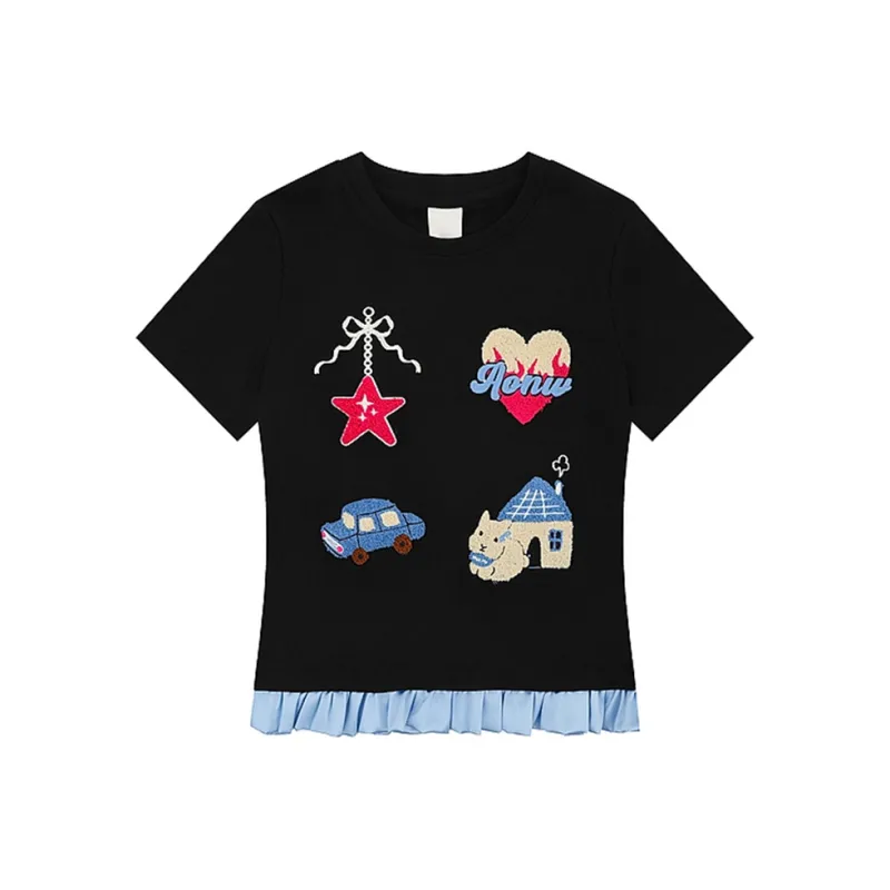 ZAO FU NIAO T Shirts Women's-5