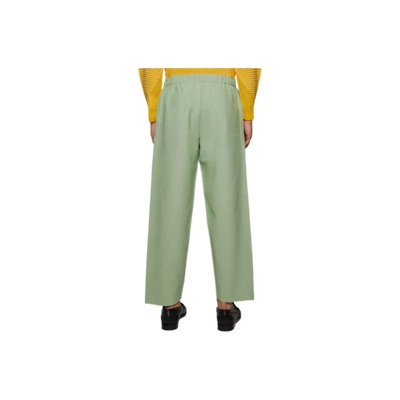 Homme Plissé Issey Miyake Inlaid Elasticated waist Trousers-3