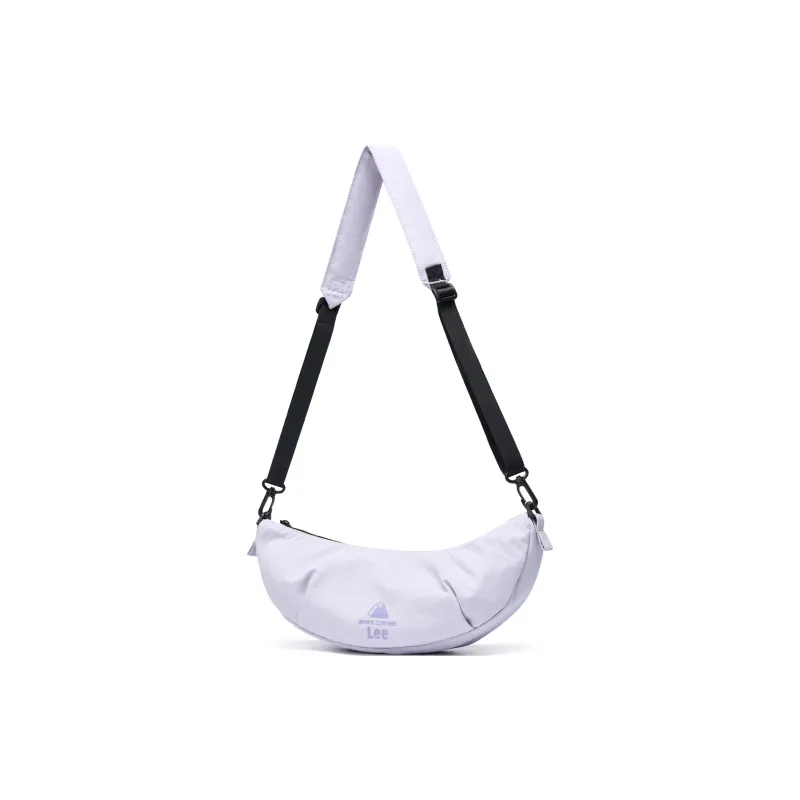 Lee Fabric Shoulder Bag, Crossbody Bag Wood Leaf Brown/Cloud Gray/Light Gray Purple-12
