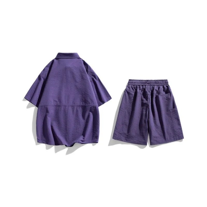 Small Columns Under The Sea Shirt Matching Set Unisex-5