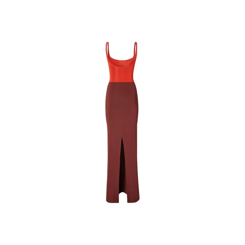 FENDI SS25 Slip Dress Women's Red-1