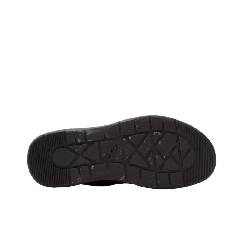 Clarks Rubber Sole Abrasion Resistant Slide Slippers Men's Black-5