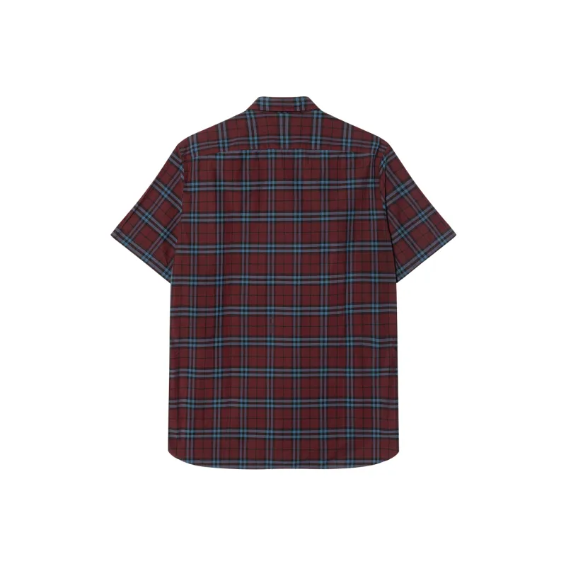 Burberry Shirts Men Red-1