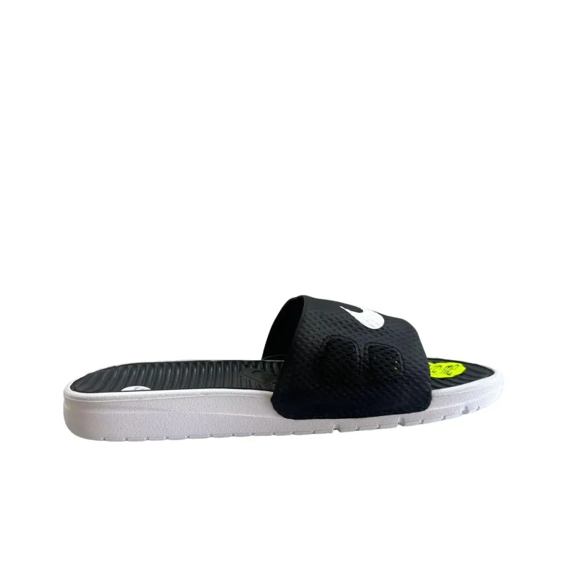 Nike Benassi Solarsoft Slip Resistant Odor Resistant Cushioning Slide Slippers Men's Black-1