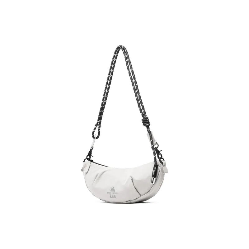 Lee Fabric Shoulder Bag, Crossbody Bag Wood Leaf Brown/Cloud Gray/Light Gray Purple-6