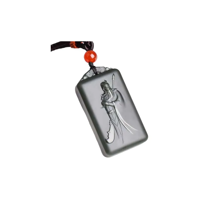 CUIYUYAWEI Hetian Jade Pendants Green Jade Women's-0