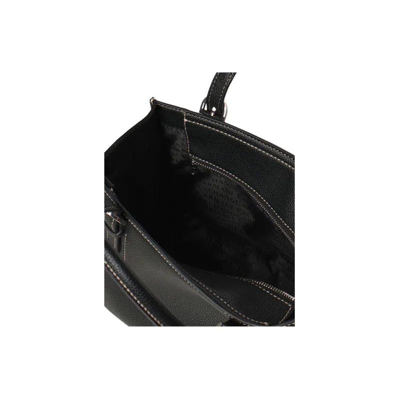 ARMANI EXCHANGEAE Print Tote Bag, Shopping Bag, Shoulder Bag, Handbag Women's Black-3