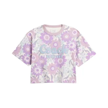 COACH SS25 Regular T Shirt Women's Purple