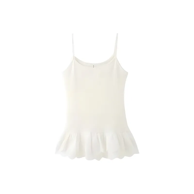 Mu Qingqing Camisoles Women's White-1
