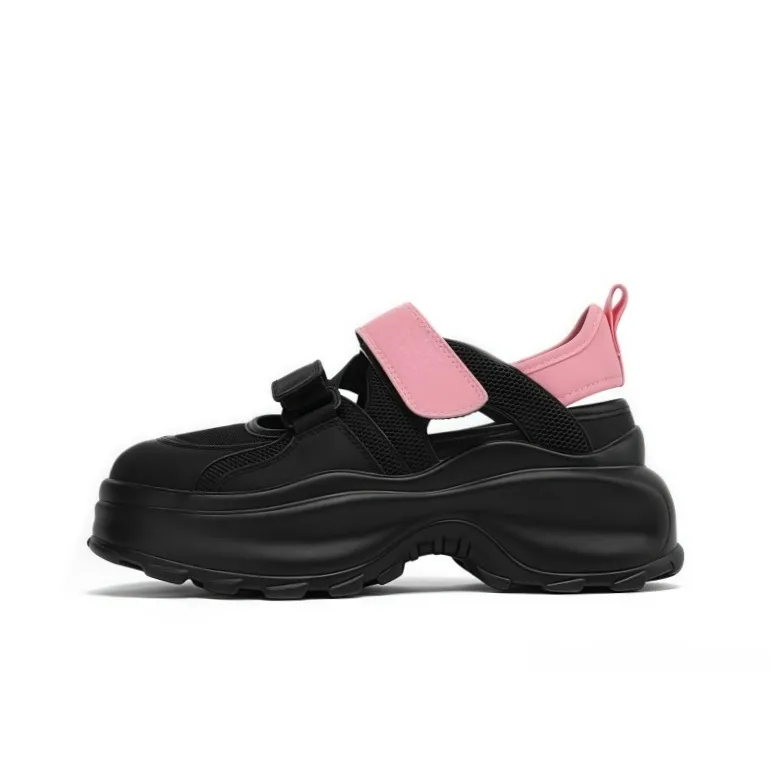 Luji Breathable Lightweight Height Increasing Low Top Chunky Sneakers Women's-1