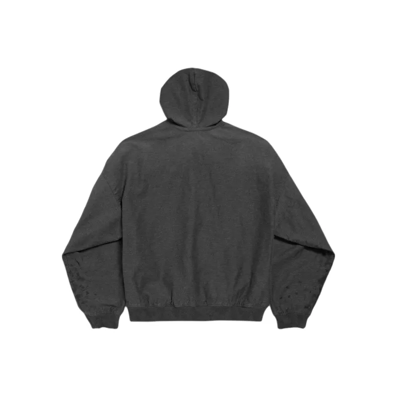 Balenciaga FW25 Sweatshirt Loose Fit Men's Coal Gray-1