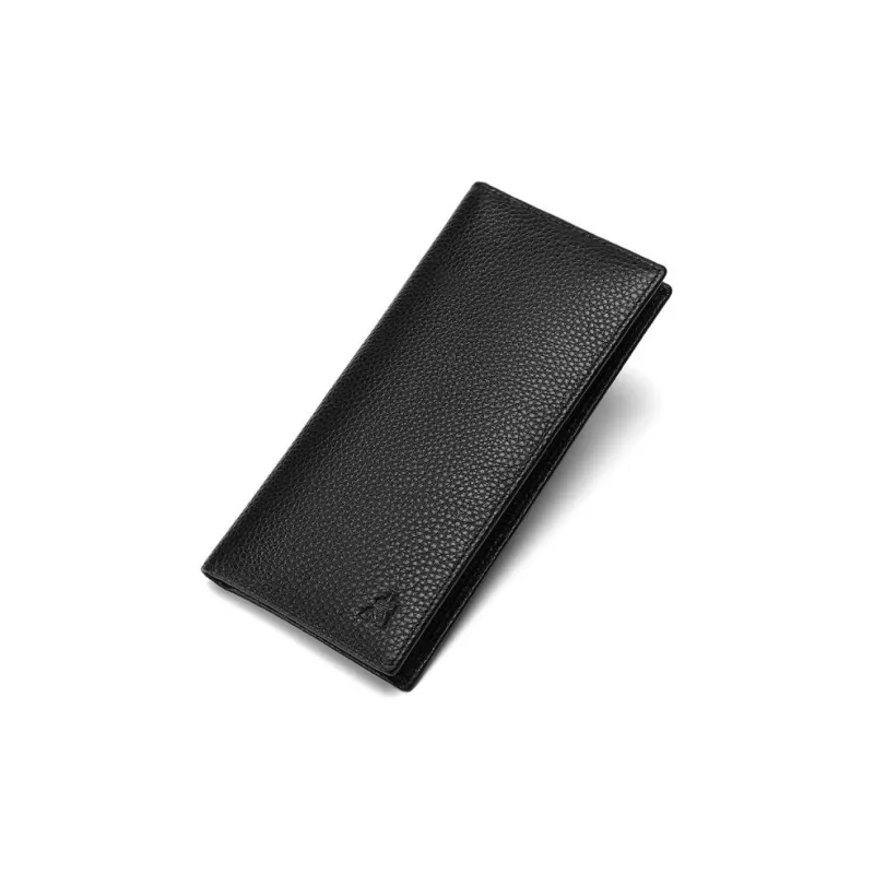 MEXICAN Cow Leather Wallet Men's Black/Coffee-3