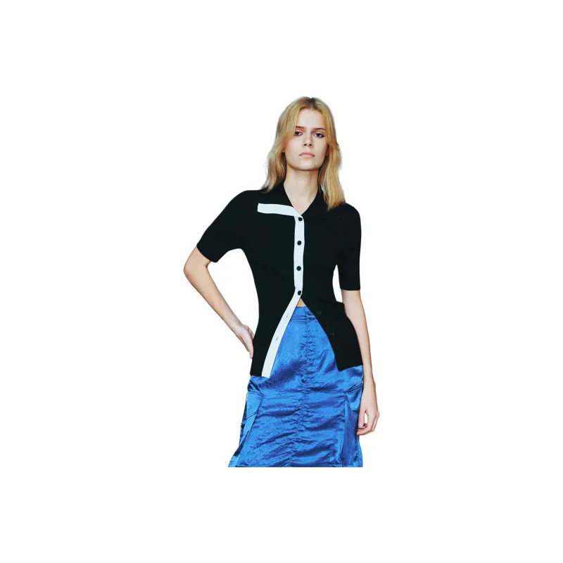 COVERINS Knitwear Women's Black White-0