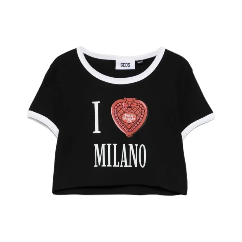 GCDS T Shirts Women's Black-0