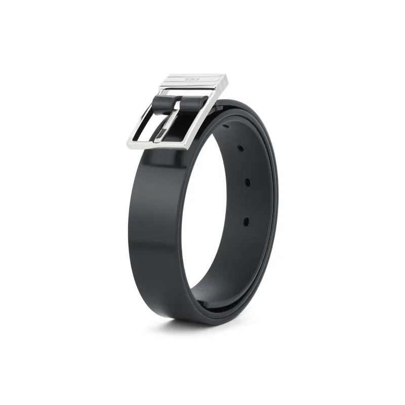 DIOR Cow Leather Belts Men's Black 3cm-2