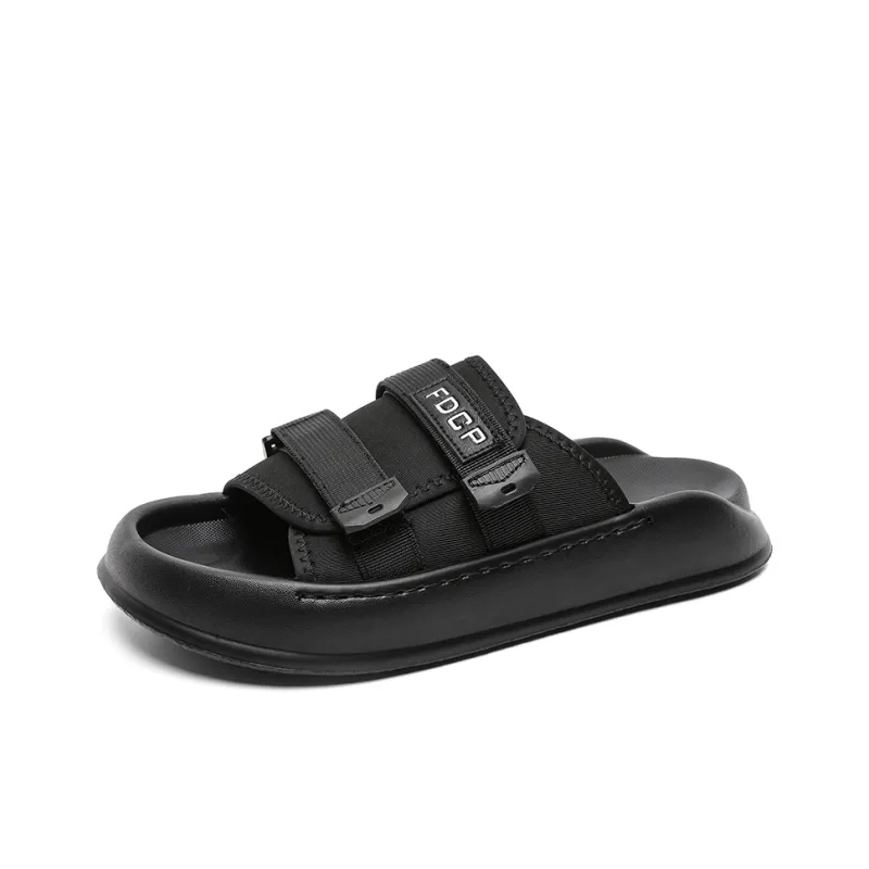 SOBB Rubber Foam Outsole Slip Resistant Abrasion Resistant Cushioning Slide Slippers Men's-0