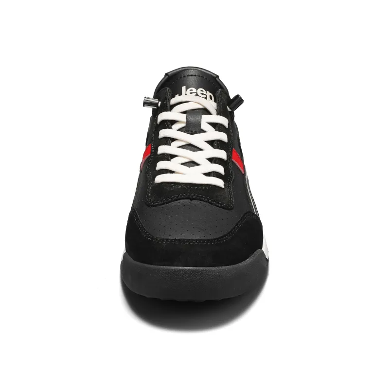 Jeep Cushioning Abrasion Resistant Lightweight Slip Resistant Low Top Skateboard Shoes Men's-3