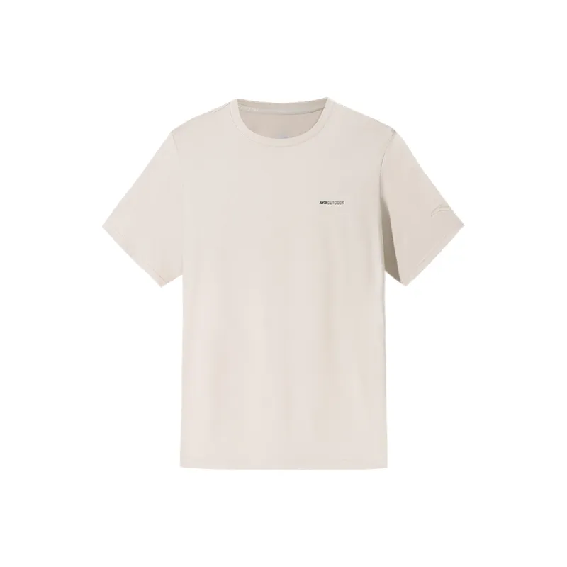 Anta Outdoor Collection T Shirt Men's Wheat Grain Gray-0