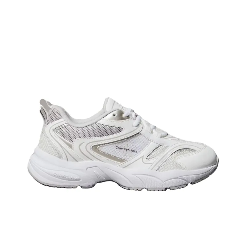 CKJ CALVIN KLEIN JEANS Low Top Casual Shoes Women's White-1