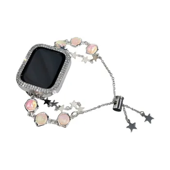 KVZUVUU Apple Compatibility Watch Band Cat's Eye Stone Material