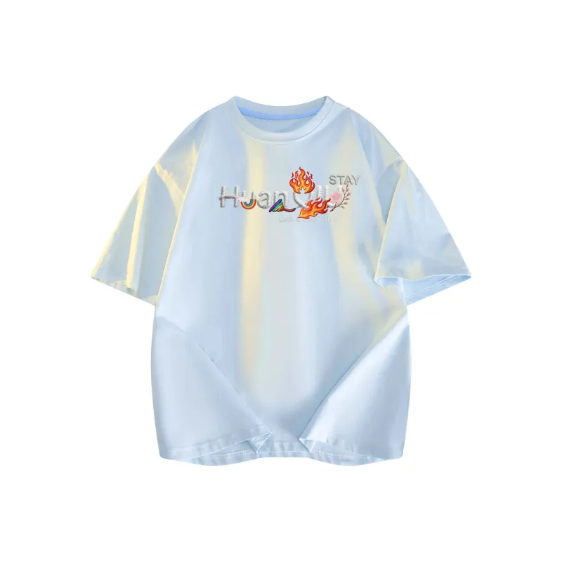 HUANQIU Short Sleeved T Shirts Unisex-22