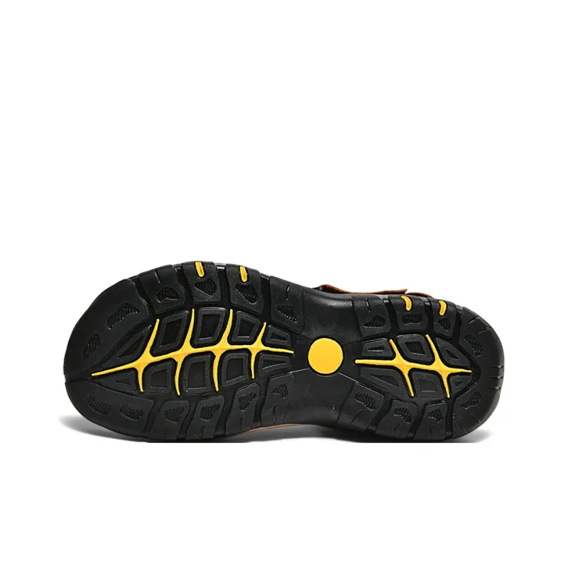 Binary Breathable And Lightweight River Trekking Shoes Men's Black-3