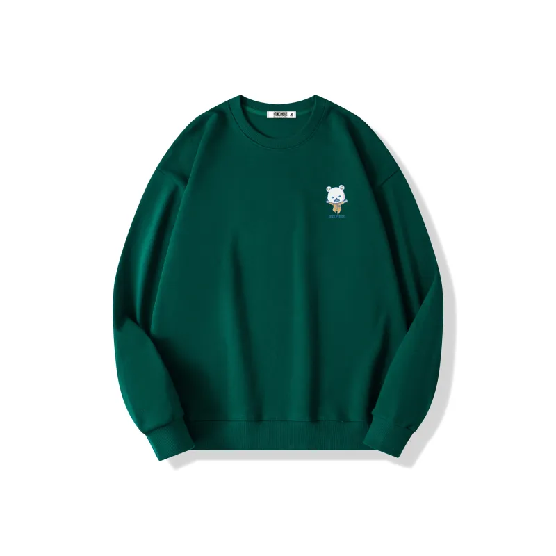 ONE PIECE Drop Shoulder Long Sleeved Sweatshirt Unisex-14