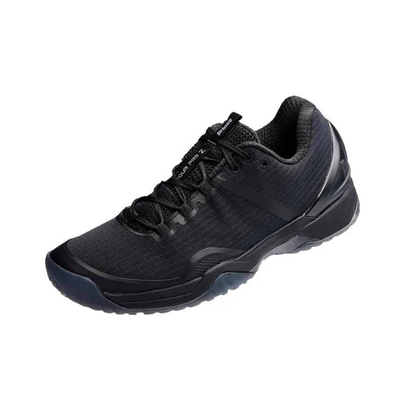 PRINCE Anti Slip Wear Resistant Low Top Tennis Shoes Unisex Black-0