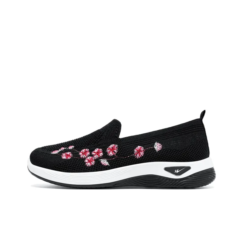 DOUBLE STAR 88 Flyknit Anti Slip Wear Resistant Low Top Casual Shoes Women's-7