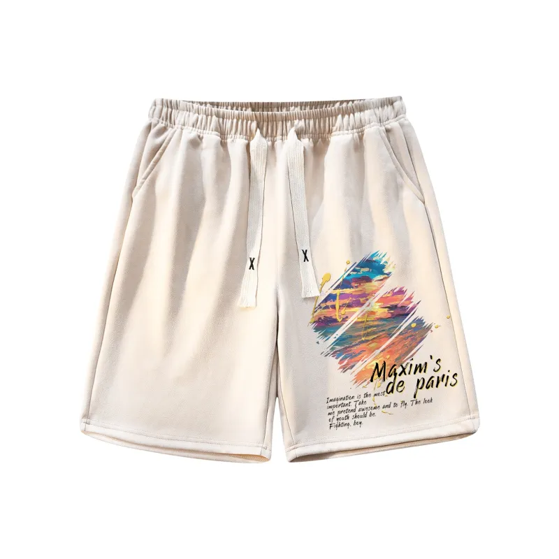 Maxim's De Paris Casual Shorts Unisex-4