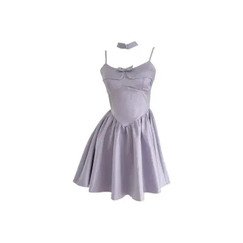 POPO.INFO Slip Dresses Women's Purple