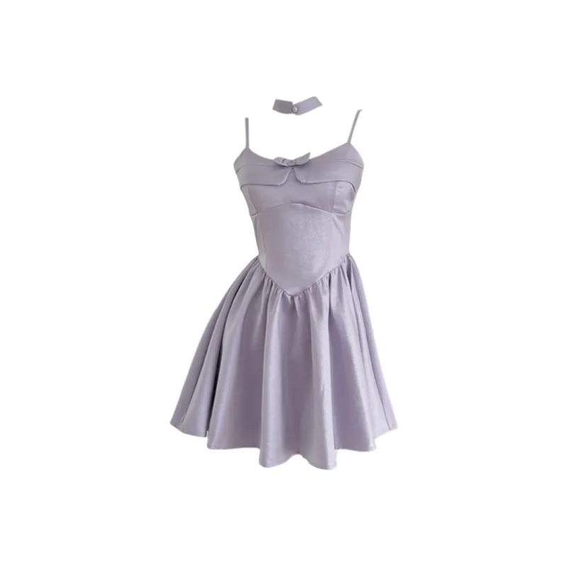 POPO.INFO Slip Dresses Women's Purple-0