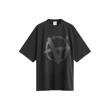 Vetements Logo Printed Crewneck T Shirt