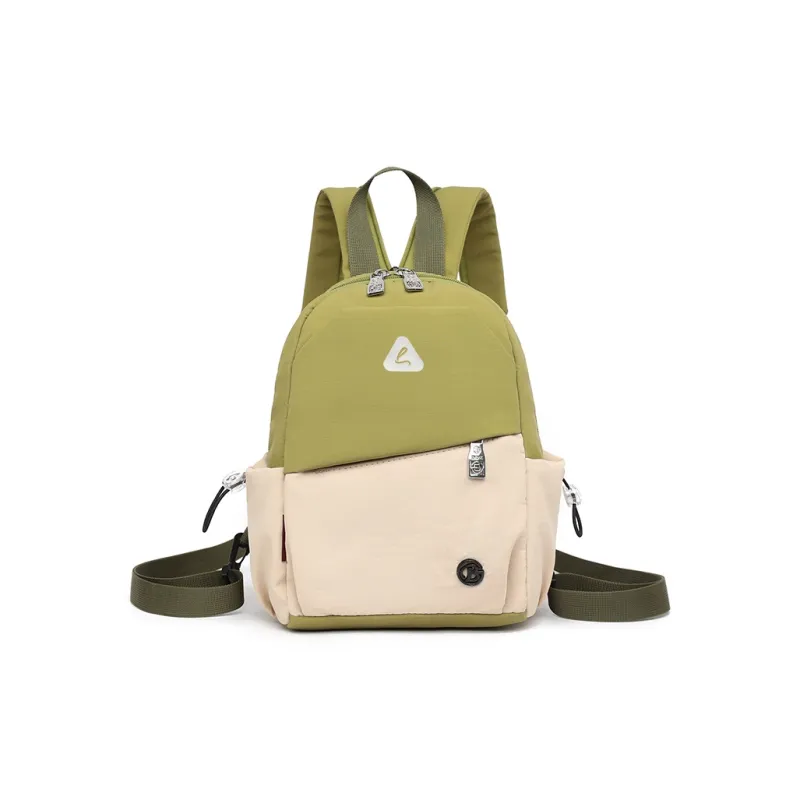Ceion Keust Oxford Backpack Unisex Black/Green-2