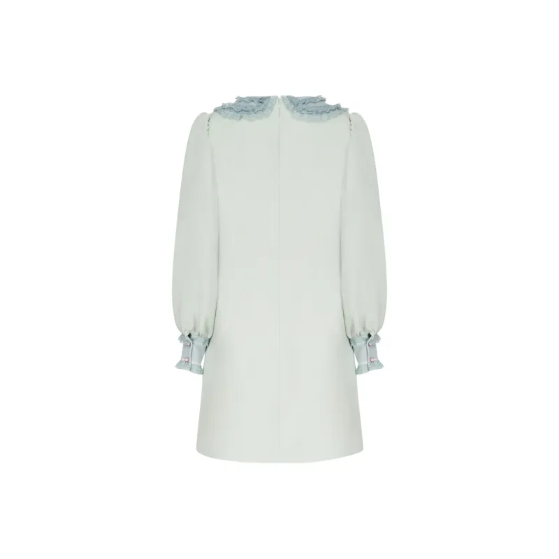 Valentino Long Sleeved Dress Women's Green-1