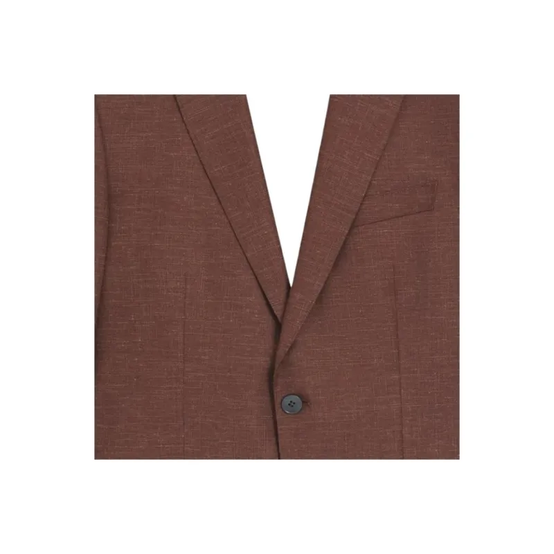 HUGO BOSS SS25 Business Suit Coat Men's Brown-1