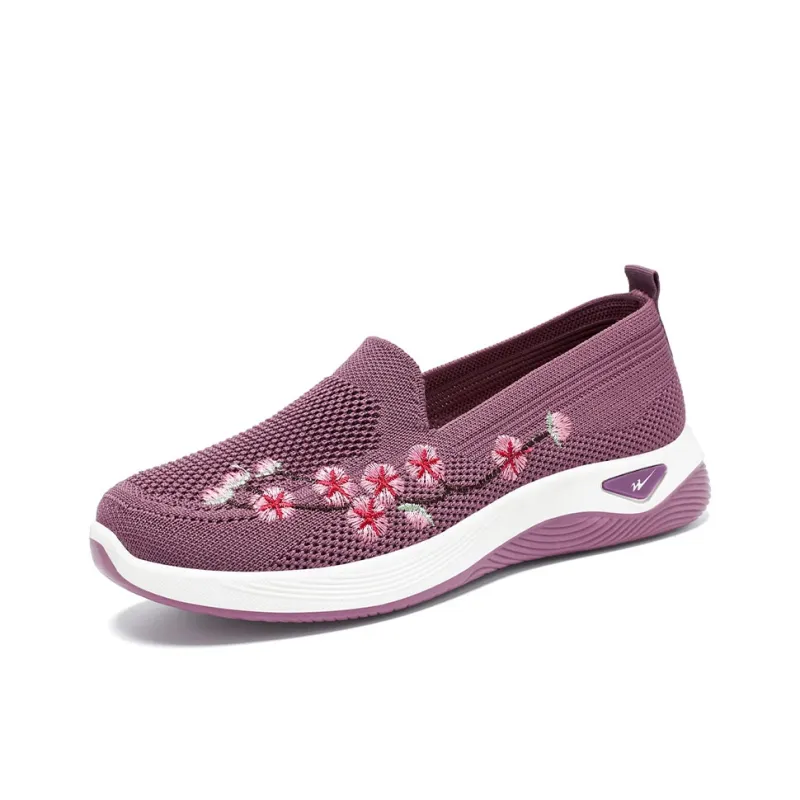 DOUBLE STAR 88 Flyknit Anti Slip Wear Resistant Low Top Casual Shoes Women's-1