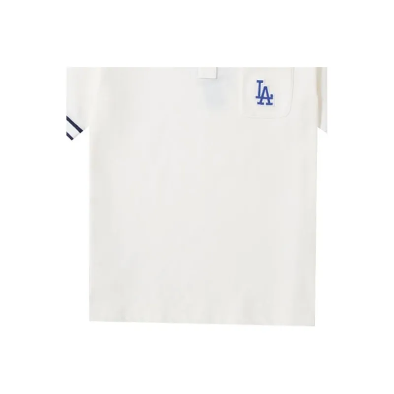 MLB Polo Shirts Women's Bright Cream White-3