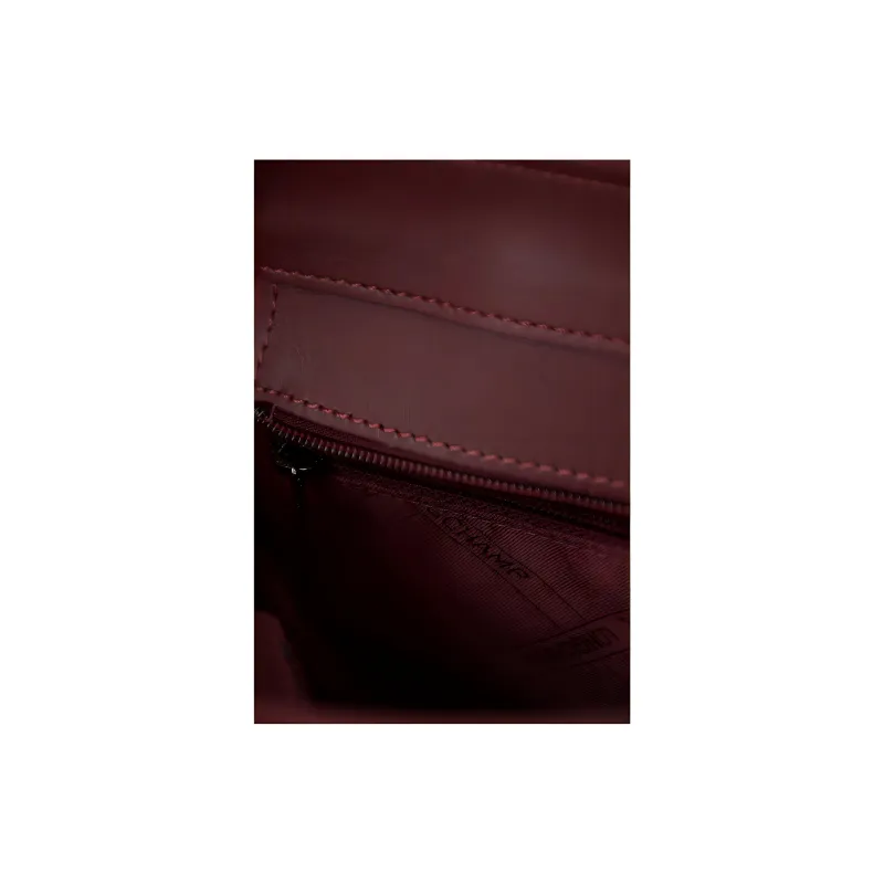 LONGCHAMP Leather Backpack Women's Red-4