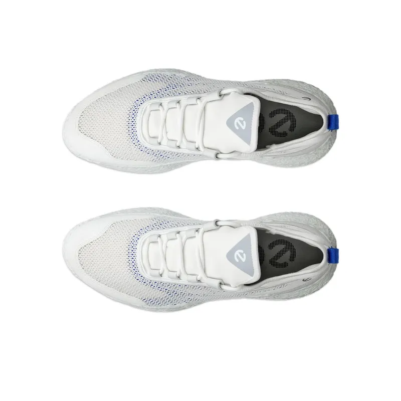 Ecco GOLF BIOM H5 Slip Resistant Breathable Low Top Golf Shoes Men's White Blue-2