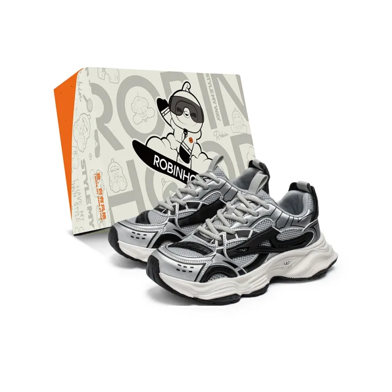 ROBINHOOD Slip Resistant, Abrasion Resistant, Breathable, Lightweight Low Top Chunky Sneakers Men's Box Included-11